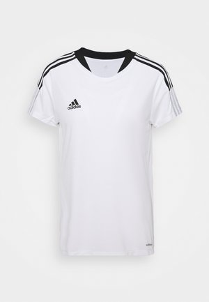 adidas Performance TIRO21 TR JERSEY W - T-shirt imprimé - white