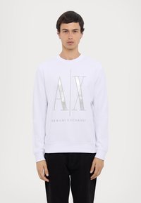Armani Exchange Felpa - white