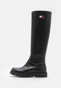 Tommy Jeans LONG SHAFT BOOT - Plateaulaarzen - black
