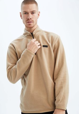 STANDART FIT - Fleece jumper - beige