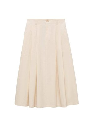 Mango A-line skirt - off-white