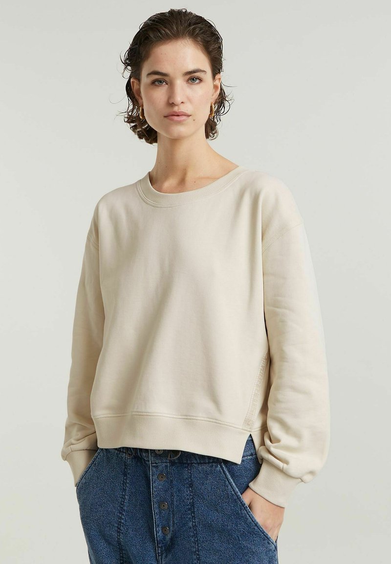 G-STAR - TAPE LOOSE  - Sweatshirt - chalk, Enlarge