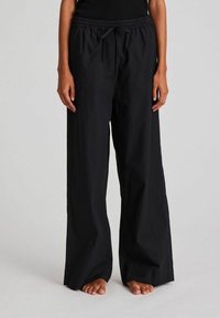 THILDE POPLIN - Pantaloni - black