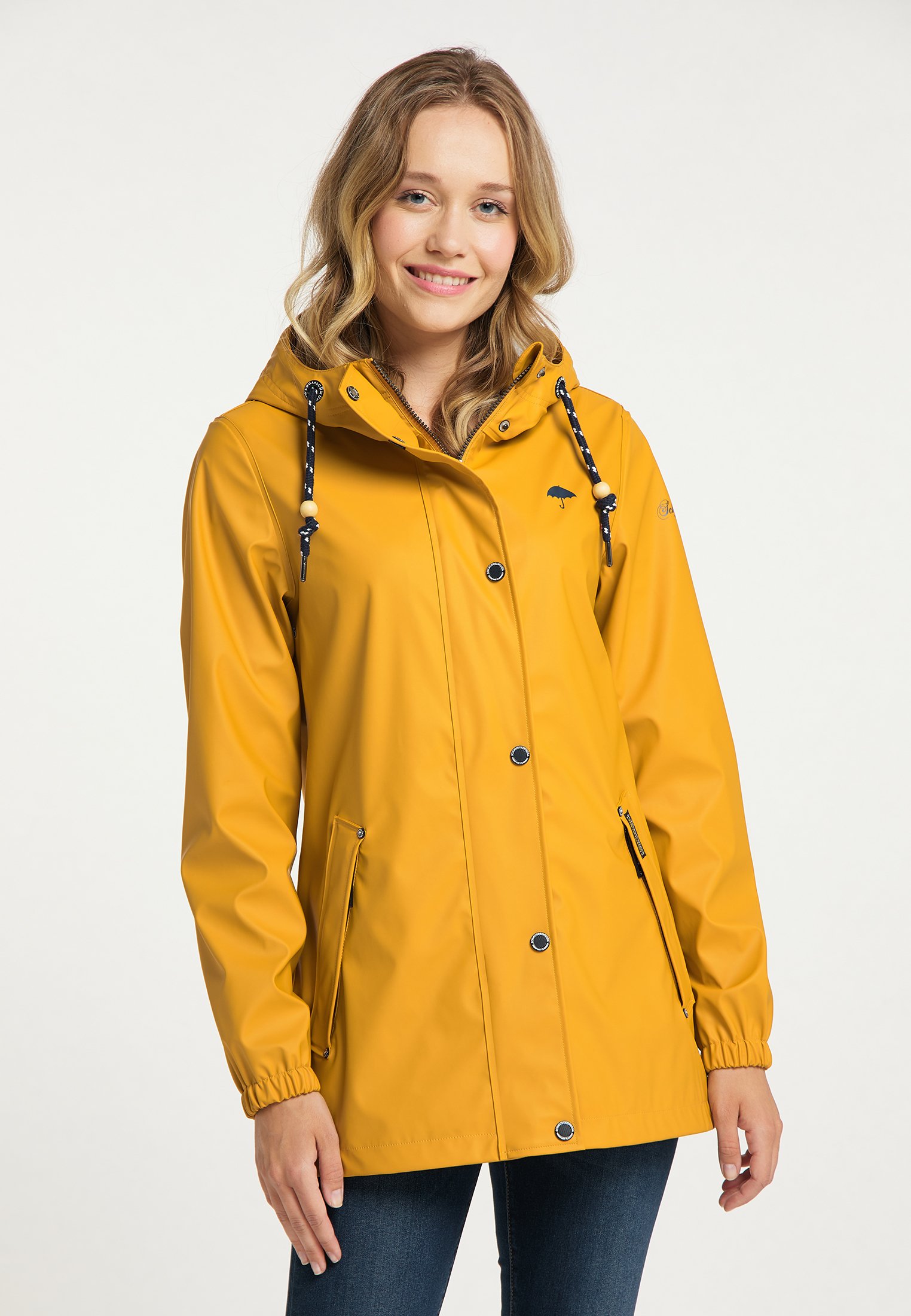 Senfgelbe regenjacke Clearance