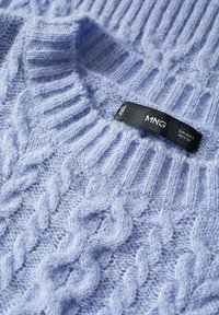 Mango Strickpullover - light blue