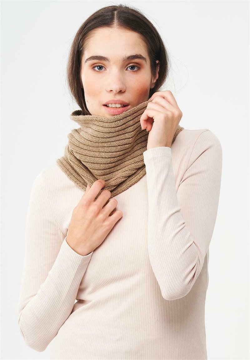Damen Schals | ORGANICATION Schlauchschal light brown/hellbraun - TY51882 Damen Schals | ORGANICATION Schlauchschal light brown/hellbraun - TY51882