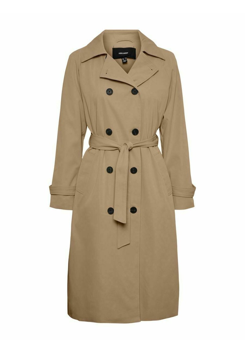 Damen Parkas | Vero Moda VMIDA Trenchcoat cornstalk/beige - MY52110 Damen Parkas | Vero Moda VMIDA Trenchcoat cornstalk/beige - MY52110