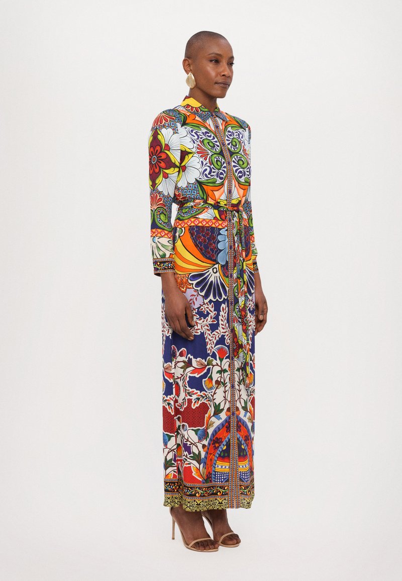 Alice + Olivia CHASSIDY MAXI DRESS - Shirt dress - on the  road/multi-coloured - Zalando.ie