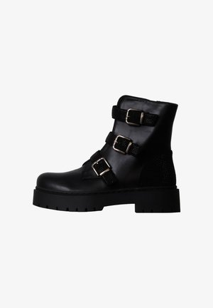 Super Mode, BOTTINES À ZIP SUPER MODE BESTELLE - Bottines à plateau - noir