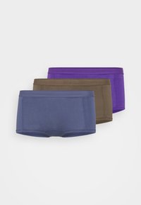 CORE MINISHORTS 3 PACK - Underbukse - olive/navy/violet