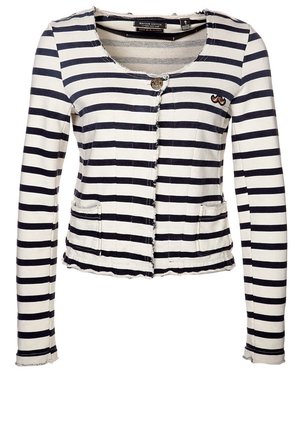 Felpa con zip - white