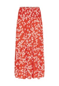Maxi szoknya - red chalk red petit fleur