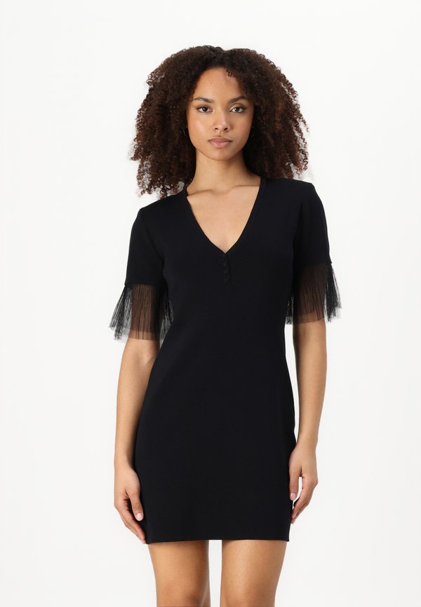 DRESS - Strickkleid - nero