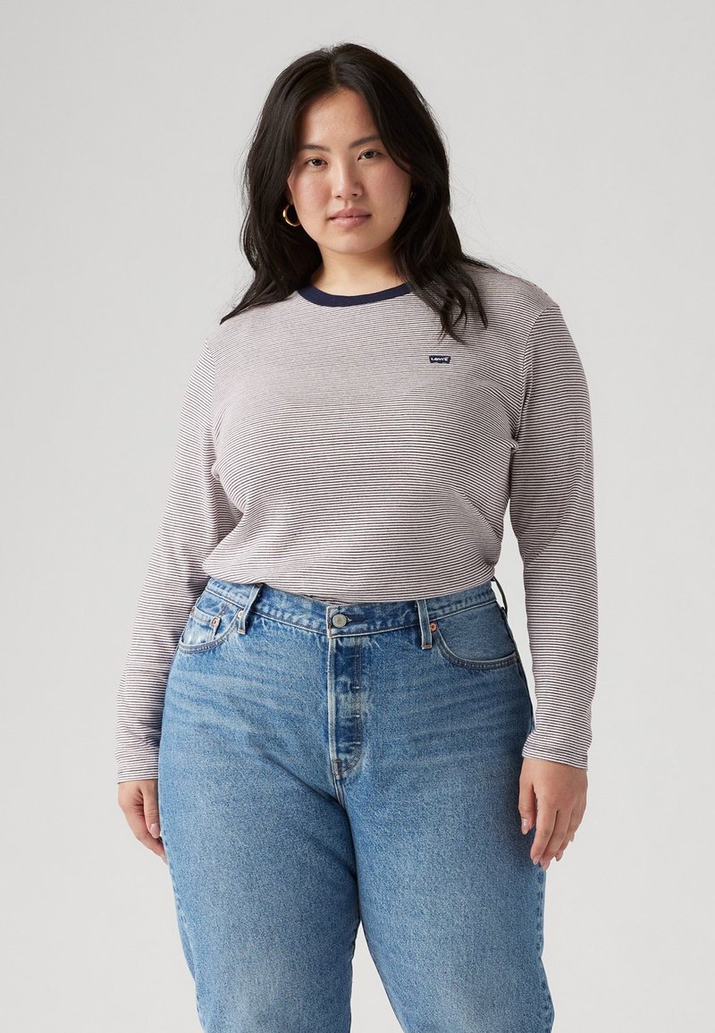 Levi's® Plus ESSENTIAL TEE - Hosszú ujjú felső - turmeric/navy blazer