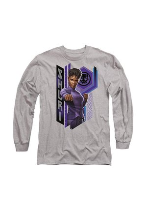 Long sleeved top - mottled light grey