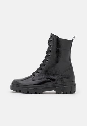 Botines con plataforma - black