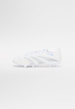 PREDATOR LEAGUE FIRM/MULTI-GROUND KIDS - Botines de fútbol para terreno firme - white/silver met/bright royal