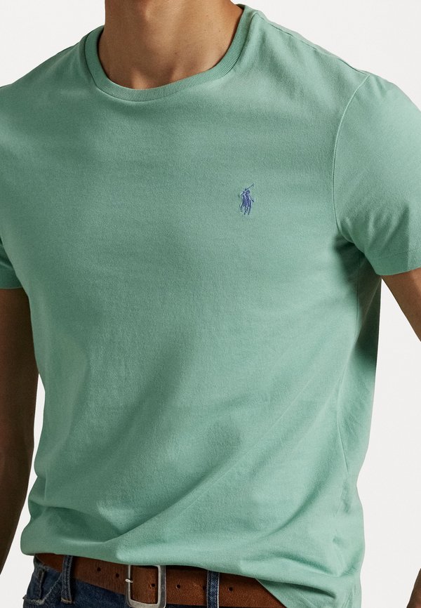 CUSTOM SLIM FIT JERSEY CREWNECK T-SHIRT - Basic T-shirt - celadon3