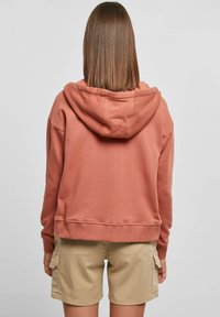 Urban Classics Felpa con zip - terracotta