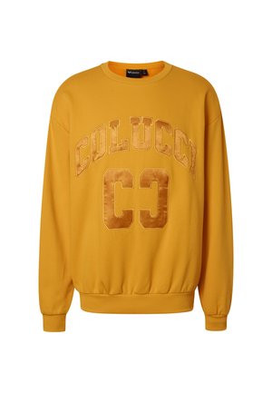 Colucci, COLLEGE LOGO CREW - Sweatshirt - yellow