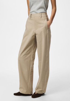 Pieces HOSE PCRIKKE BARREL - Hlače - trench coat