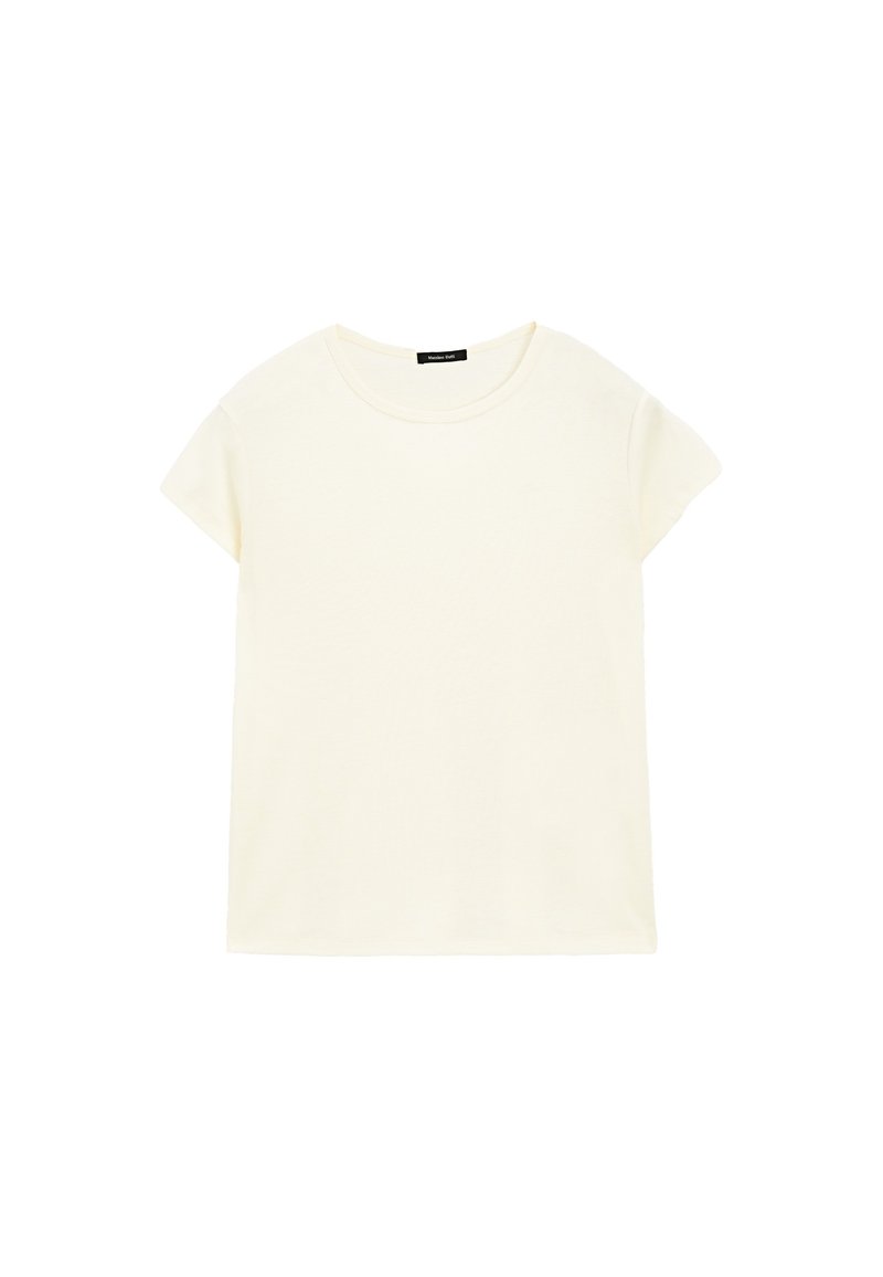 T-shirt Jaune Col V MASSIMO DUTTI - Taille XL - 100% Coton - Neuf Avec étiquette