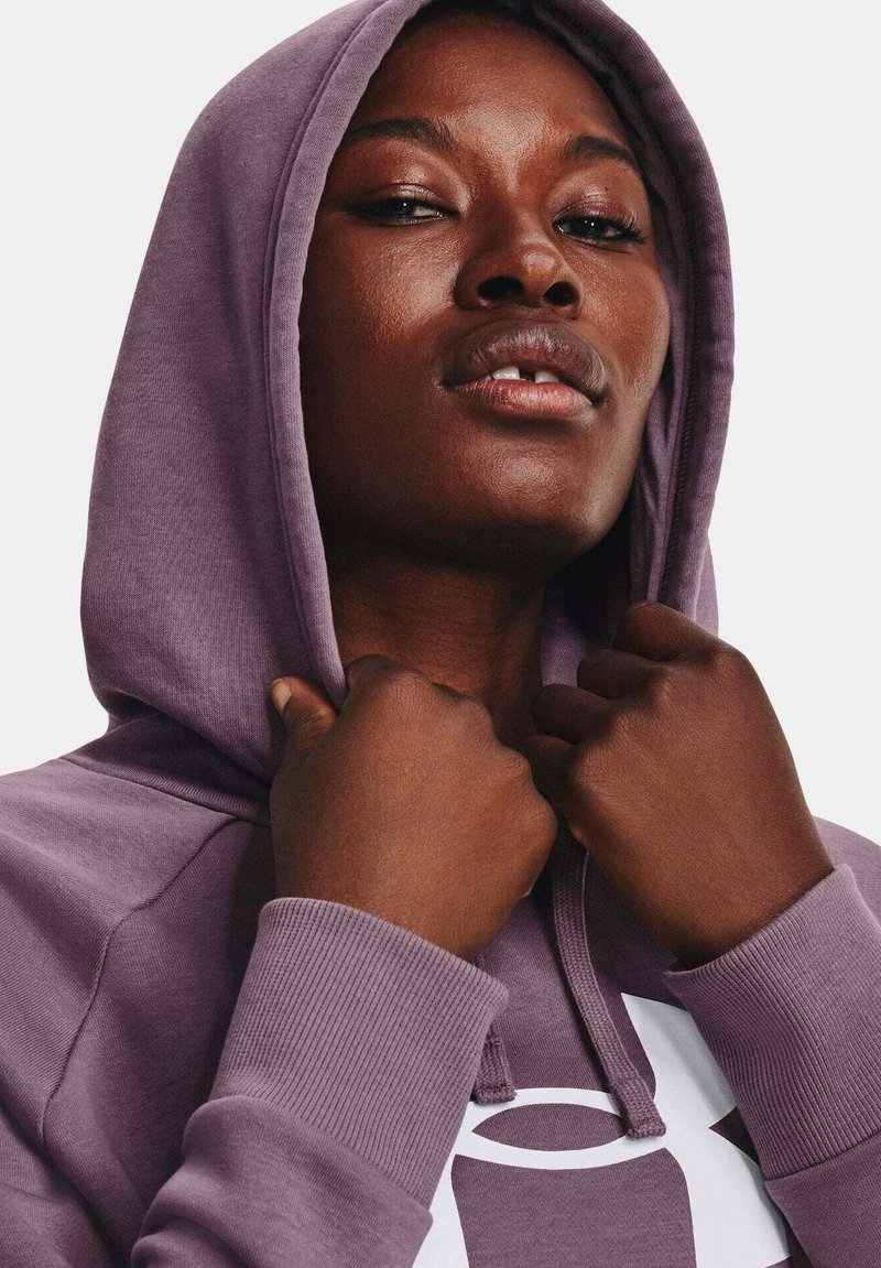 big purple hoodie