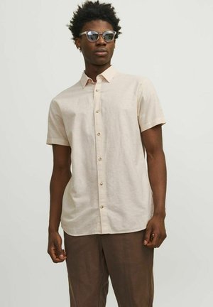 JJESUMMER LINEN MIX SHIRT - Shirt - apricot ice