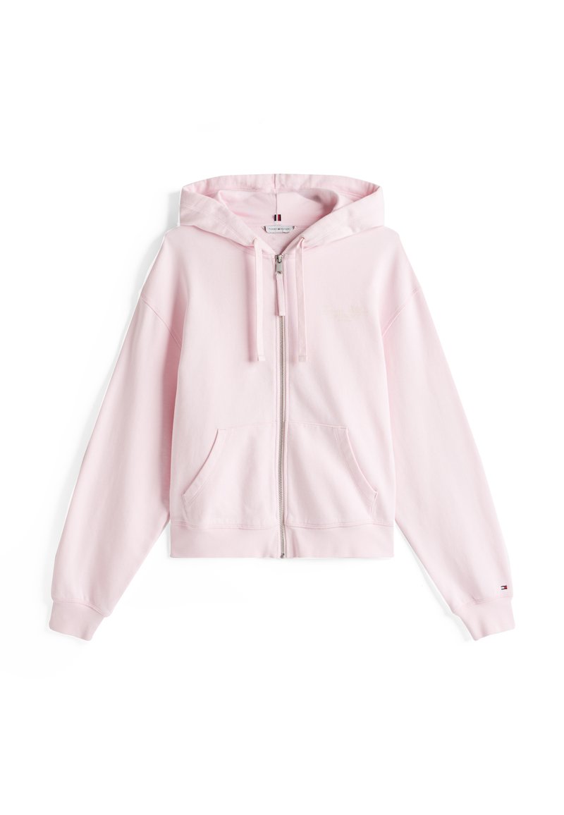 Tommy Hilfiger Sweater met rits roze Tommy Hilfiger Sweater met rits roze