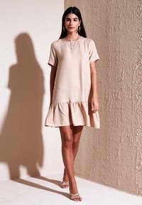 LELA REGULAR FIT - Day dress - beige