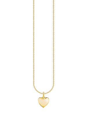 MIT HERZ - Halskette - gelbgoldfarben