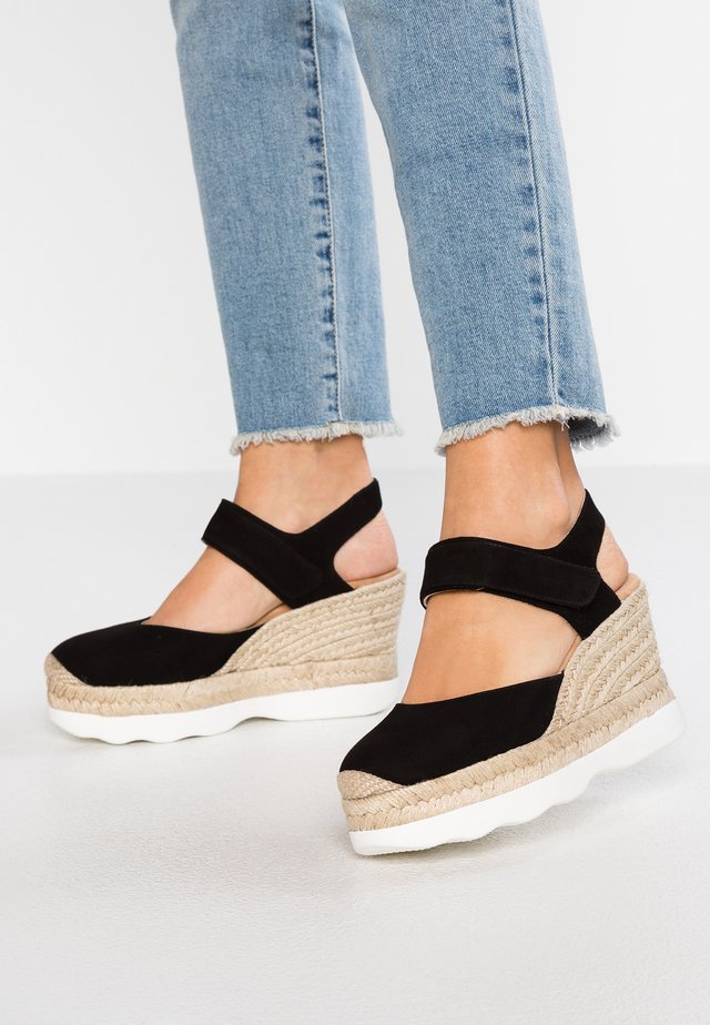 CALANDA - Sandalias de tacón - black
