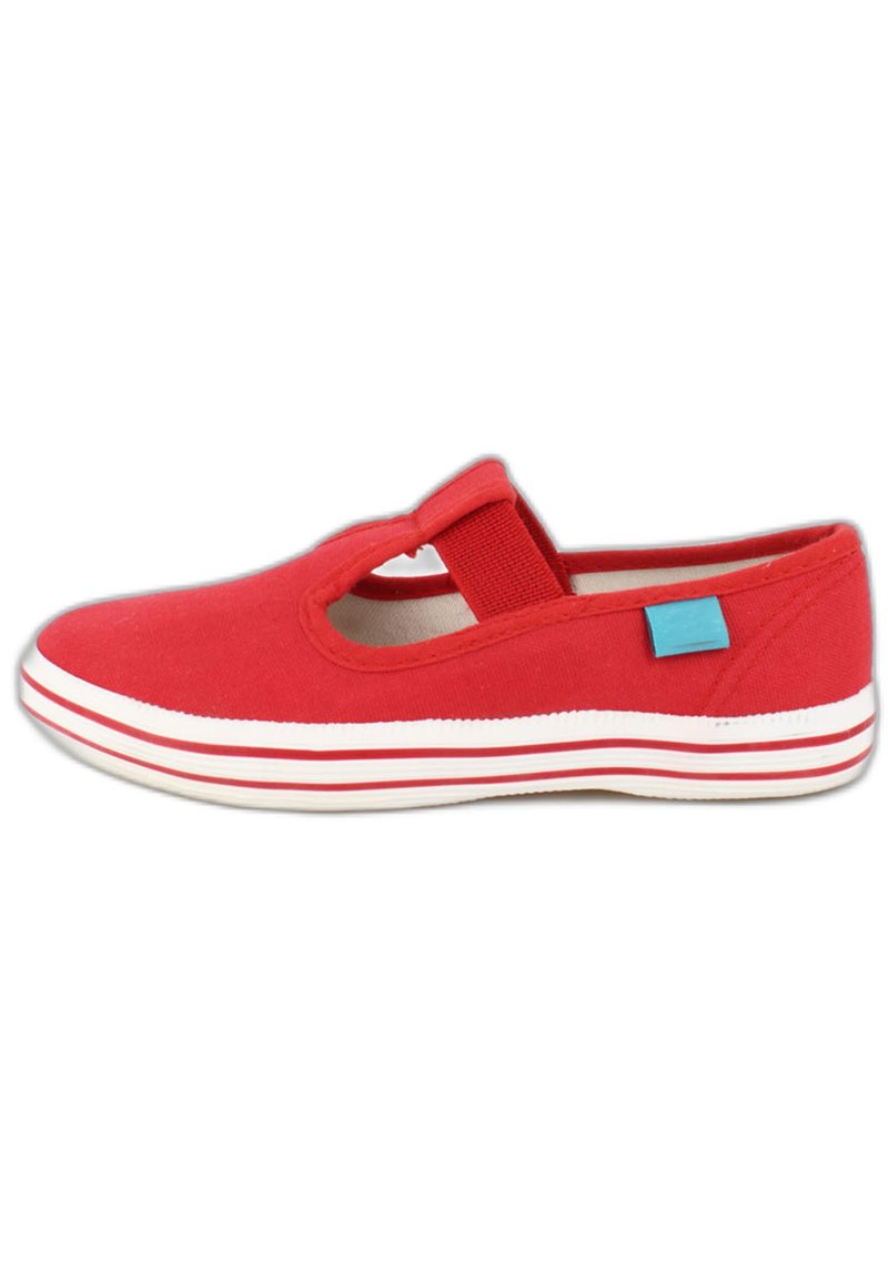 Kinder Klettschuhe | Beck BASIC Slipper rot - MS47517 Kinder Klettschuhe | Beck BASIC Slipper rot - MS47517