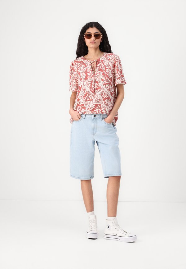 VMBALI V NECK - Blouse - marsala3