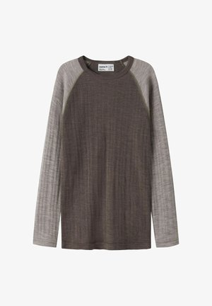 Name it, Langærmet T-shirt - morel