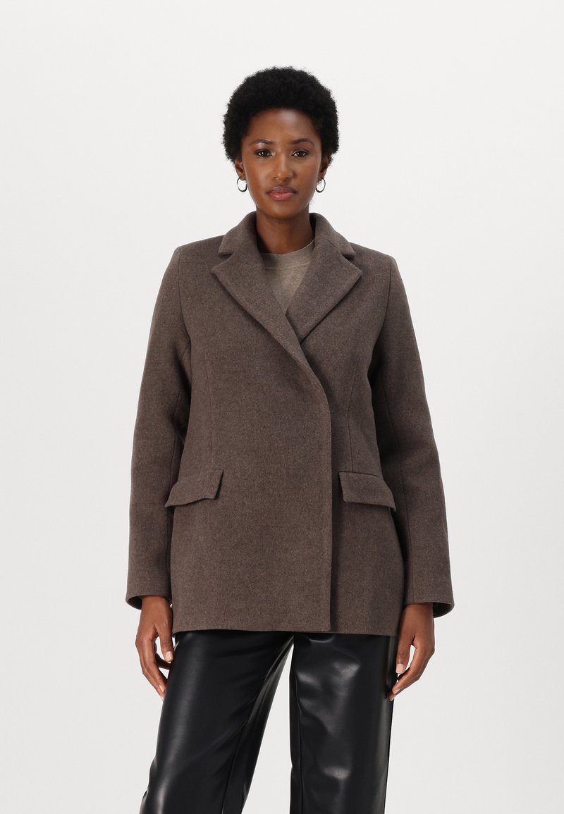 Samsøe Samsøe SAFALCONI JACKET - Klassisk kåpe / frakk - major brown