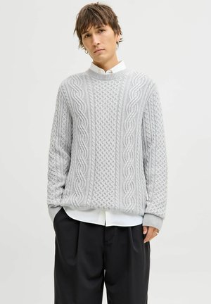 PULLOVER - Pullover - light grey melange