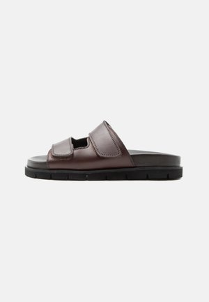 Zign LEATHER - Sandalias planas - dark brown