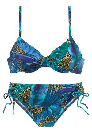 LASCANA, Bikini - blau-bedruckt