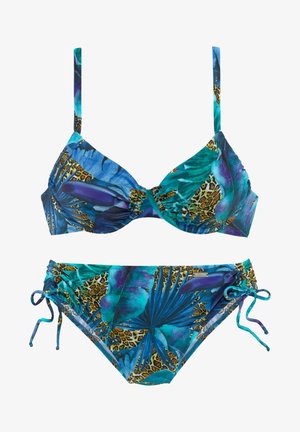 LASCANA, Bikini - blau-bedruckt