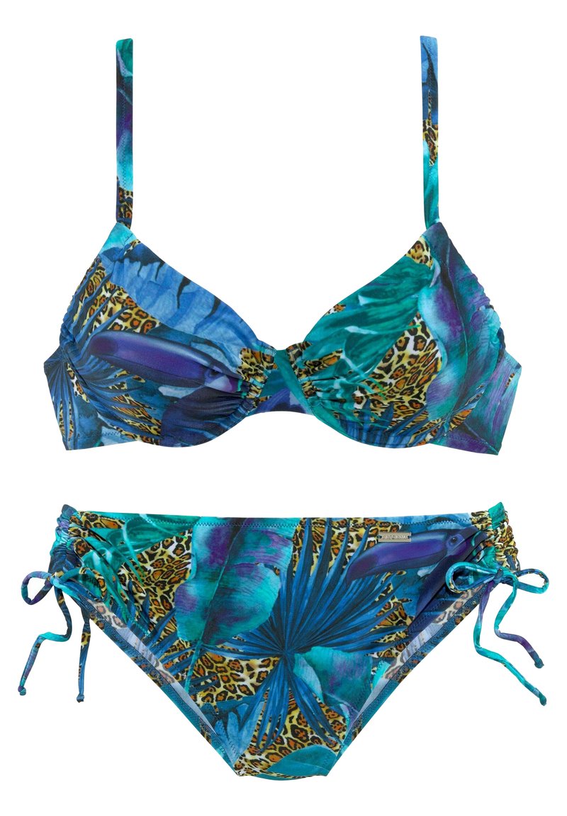 Damen Bikinis | LASCANA Bikini blau-bedruckt/blau - GV34203 Damen Bikinis | LASCANA Bikini blau-bedruckt/blau - GV34203