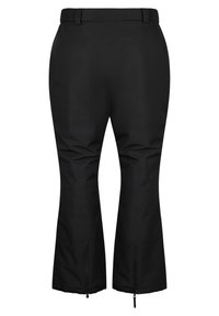 Zizzi MIT TASCHEN UND VERSTELLBARER TAILLE - Hlače - black