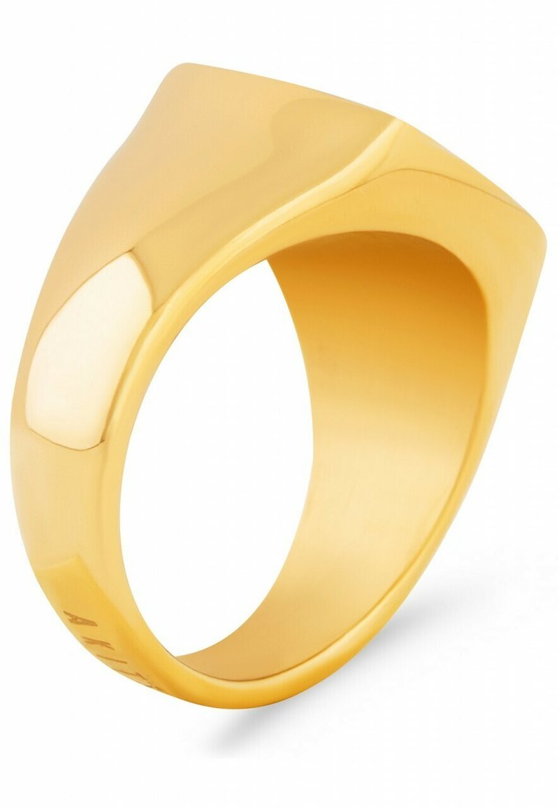 Akitsune Ferus Ring | Fox Design Ring Women Mens Seal Ring Stainless Steel - Matte Black, Rose Gold, Gold, Silver, stainless steel-a, No Gemstone