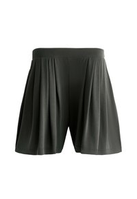 SOFT TOUCH PLEATED FLOATY BERMUDA - Shorts - dark grey