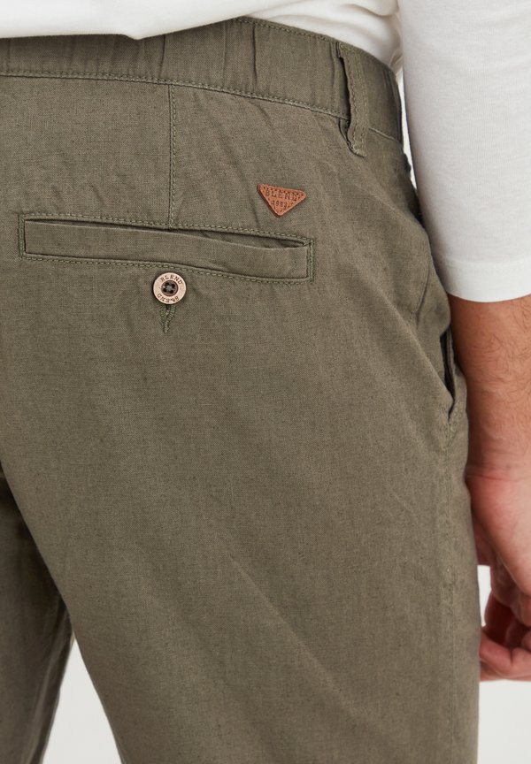 BHLENNO LINEN MIX - Shorts - dusty olive3