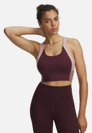 MERIDIAN COLORBLOCK - Sport-bh met medium support - maroon mist