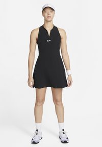 Nike Performance - DRESS - Sports dress - black/white Miniatyrbilde 1