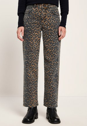 Straight leg jeans - print leo