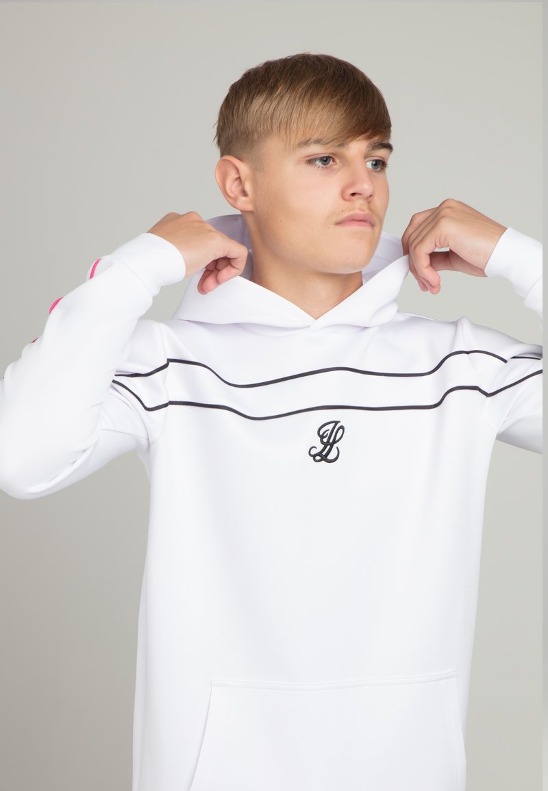 Kinder Shirts & Tops | Illusive London Juniors FADE PIPING HOODIE Kapuzenpullover white/weiß - EJ24987 Kinder Shirts & Tops | Illusive London Juniors FADE PIPING HOODIE Kapuzenpullover white/weiß - EJ24987