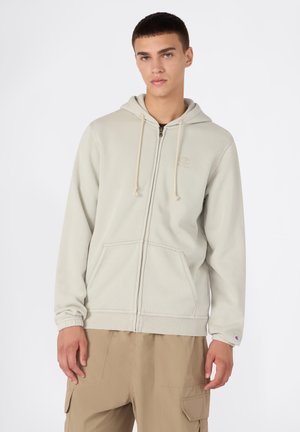 Felpa con zip - light green